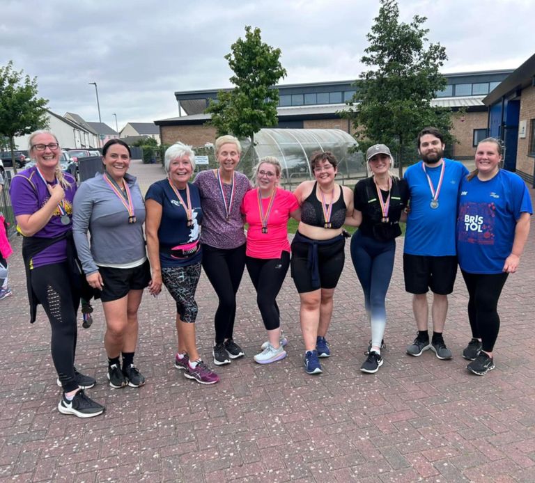 Picture of 0-5K course finishers